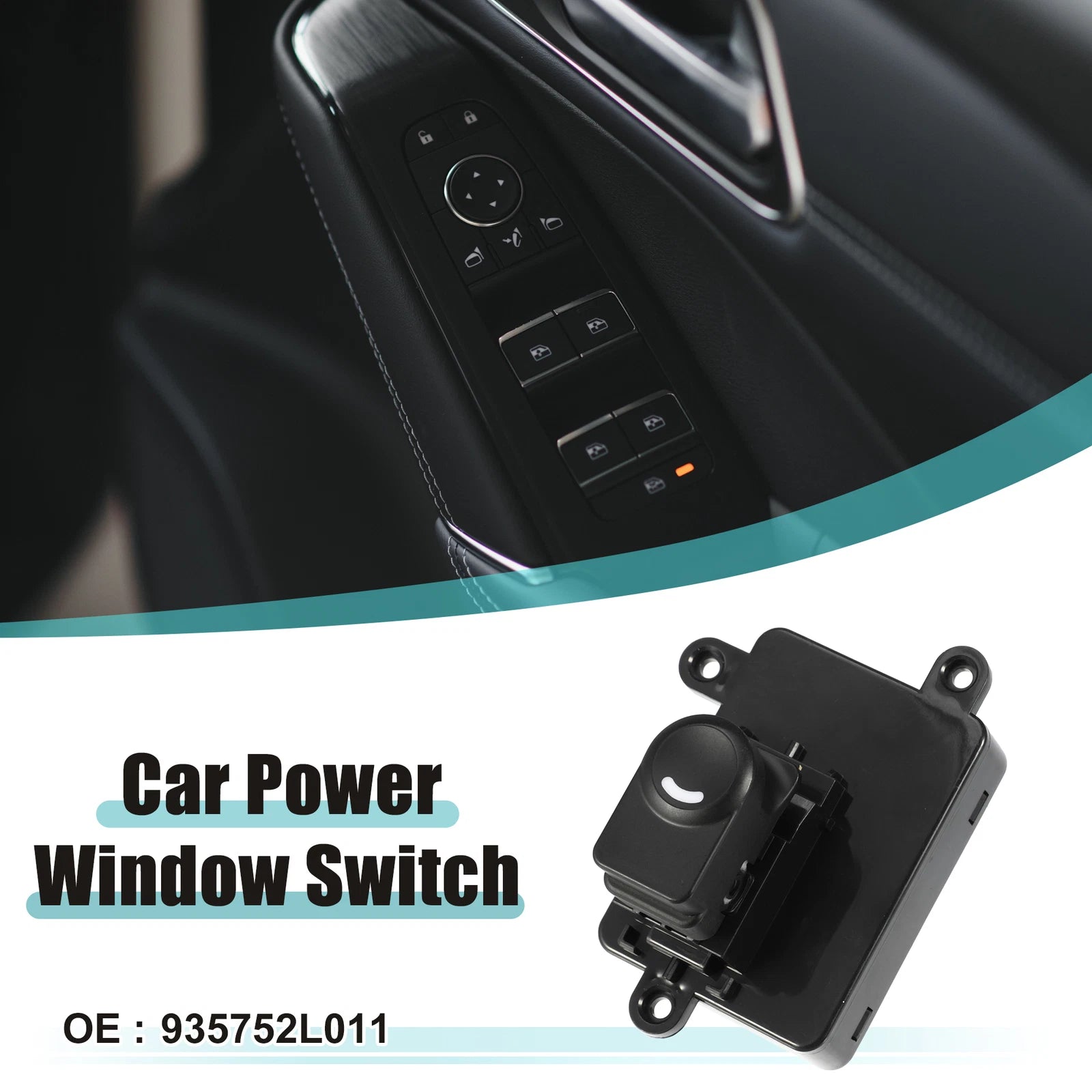 Power Window Switch Left Side Front for Hyundai i30 i30cw (2008–2014)