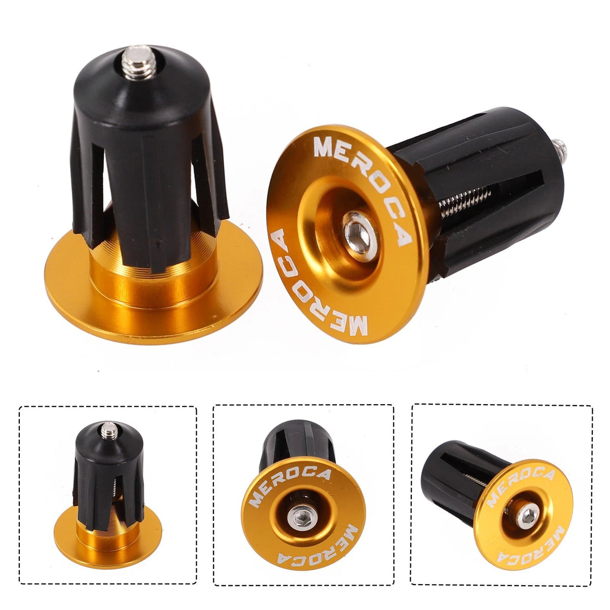 Aluminum Alloy Handlebar Grips for Motorcycle (1 Pair)
