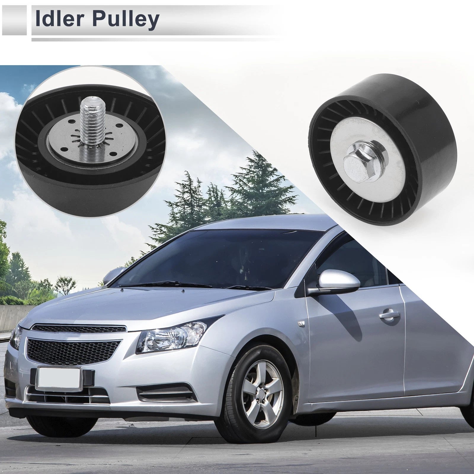 Drive Belt Idler Pulley Replacement for Chevrolet Cruze (2007–2017)