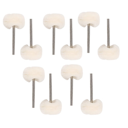 3mm Soft Polishing Brush Buffing Wheel Set for Jewelry Tool (10 Pack)