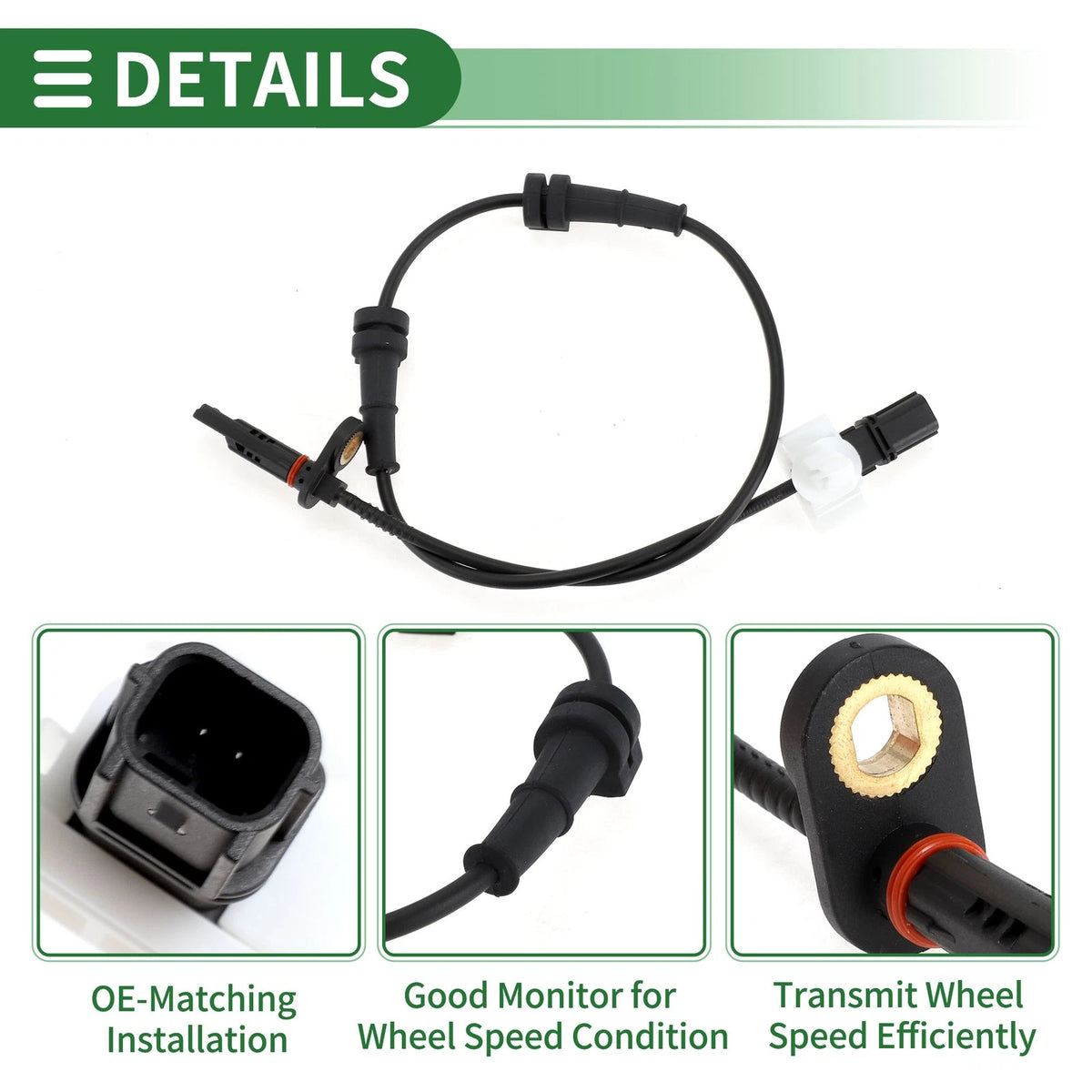 ABS Wheel Speed Sensor 57470TP6A01 for Honda Crosstour (2012–2015)