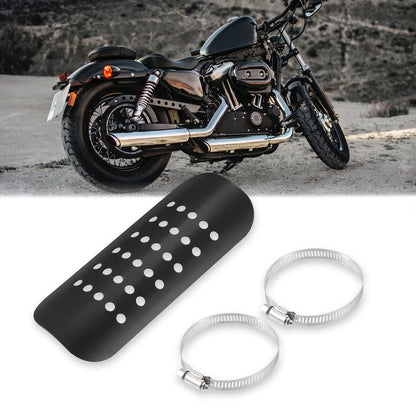 Set of 1 Exhaust Heat Shield Pipe Cover for Motorcycle (Fits )