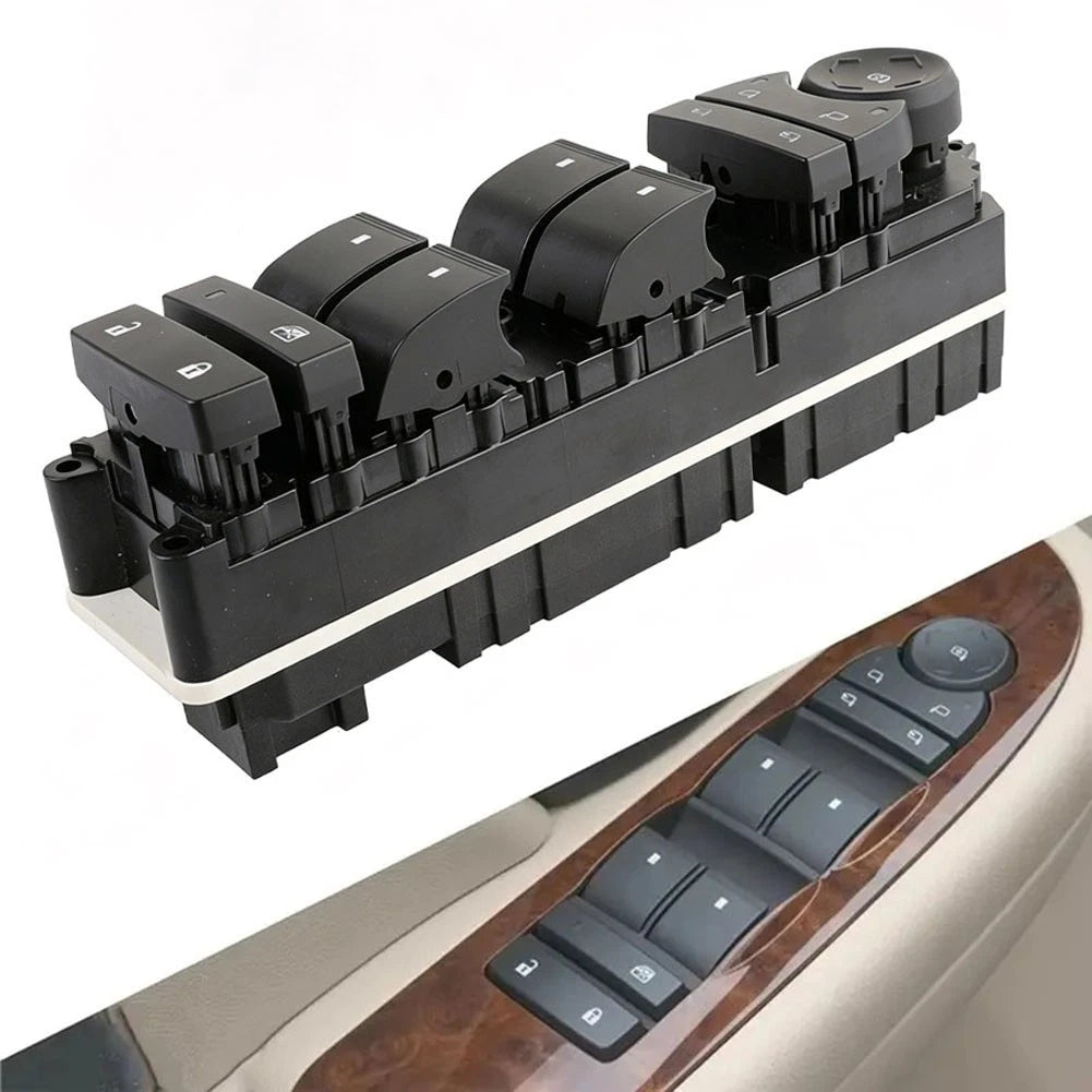 Black Master Power Window Switch 20835555 for Chevy Avalanche 2007-2014
