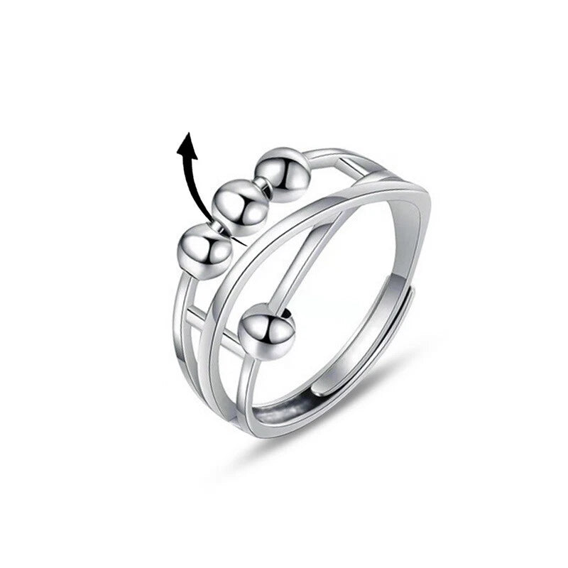 Adjustable Anxiety Ring for Fidget Relief and Meditation