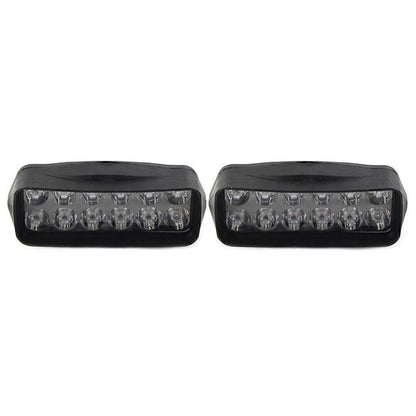 2X 12-LED Motorcycle Front Headlight Spot Fog Light for ATV UTV