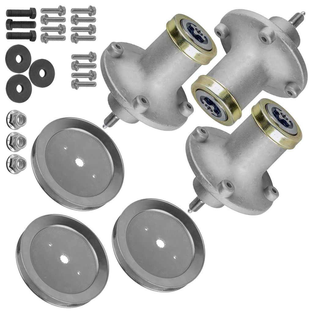 Deck Spindle with Pulley for Husqvarna 539112170 (2010–2015)