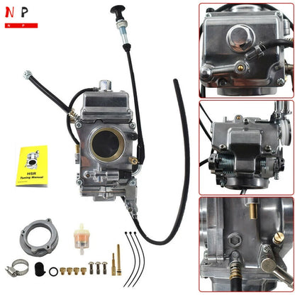 48 MM Smoothbore Carburetor for Harley EVO Twin (HSR48, 48-2)