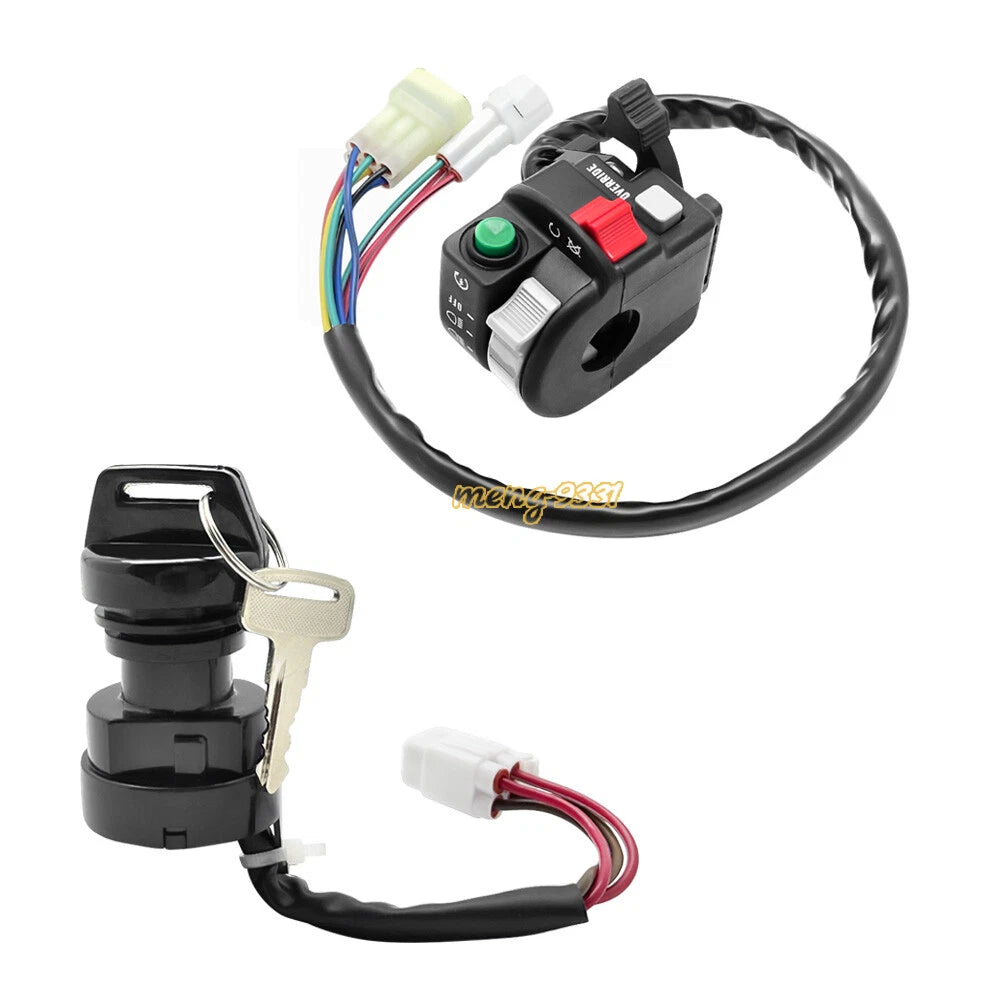 Start Stop Switch & Ignition Key Switch for Yamaha Grizzly Kodiak 450 (2007–2018)