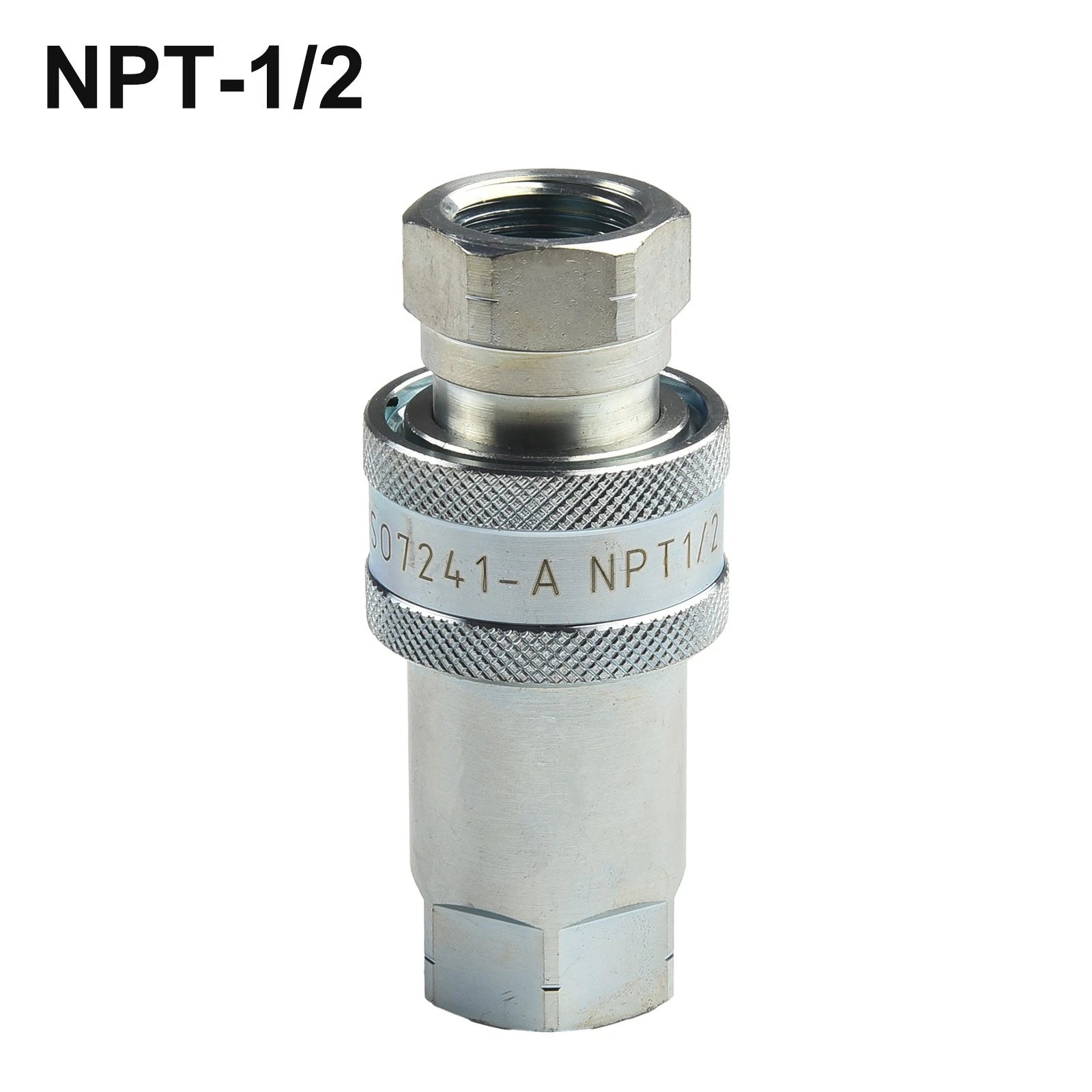 Quick Release Fitting NPT ISO A Hydraulic Coupling Connector 1/4" 3/8" 1/2" 3/4"