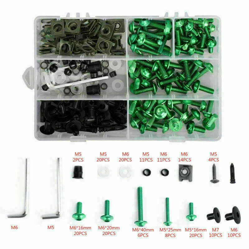 Fairing Bolts Screws Kit for Yamaha YZF R6 R1 R25 R125 R3 T-MAX MT XJR (2000–2023)