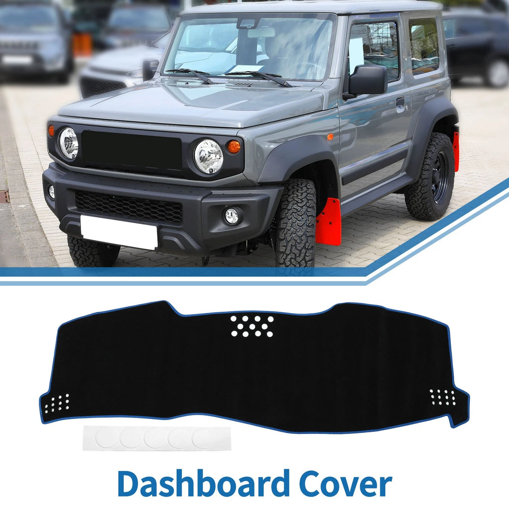 Dashboard Dash Cover Mat Replacement for Toyota Avalon (2005–2010) Black Blue