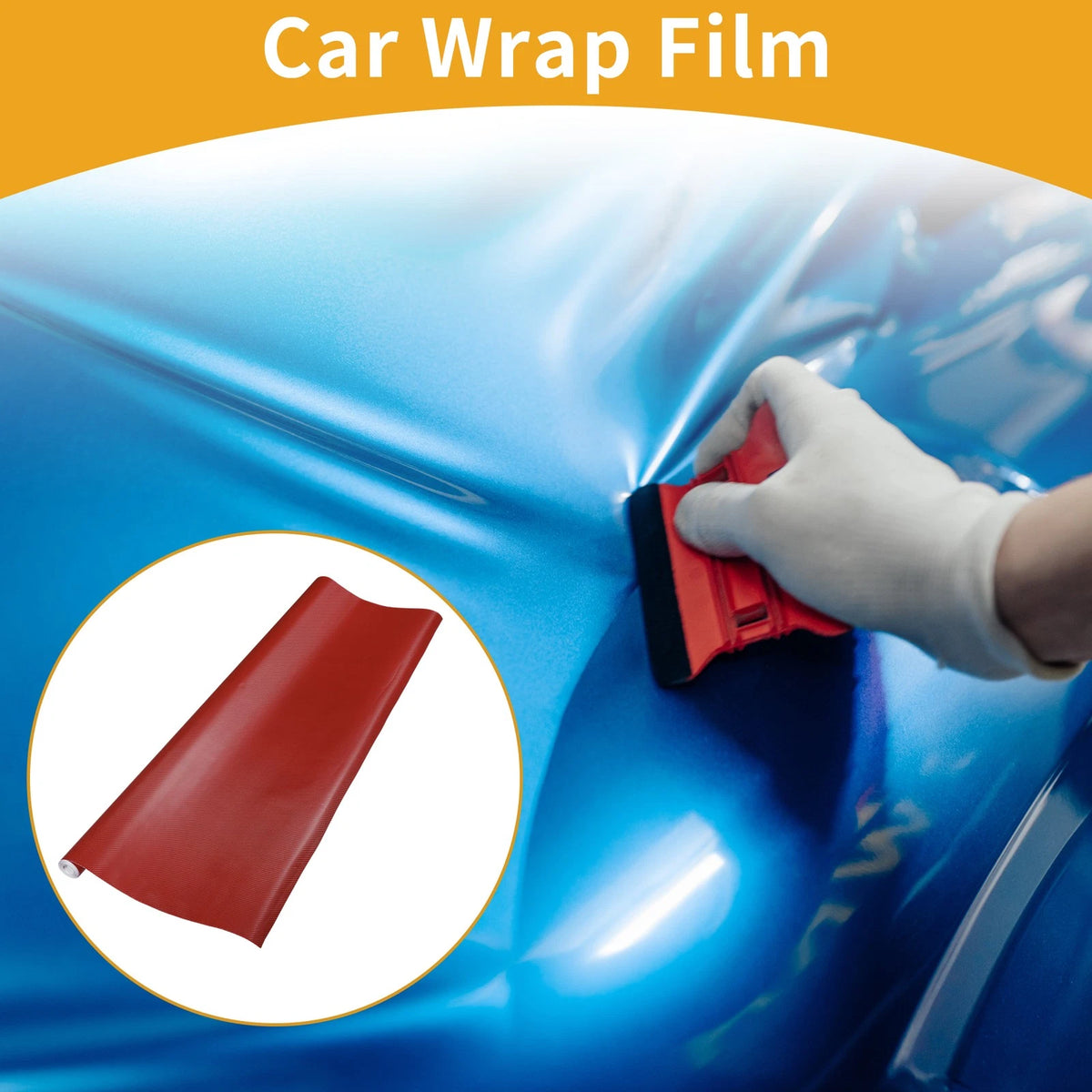 3D Carbon Fiber Car Wrap Film for Universal (10ft x 5ft)