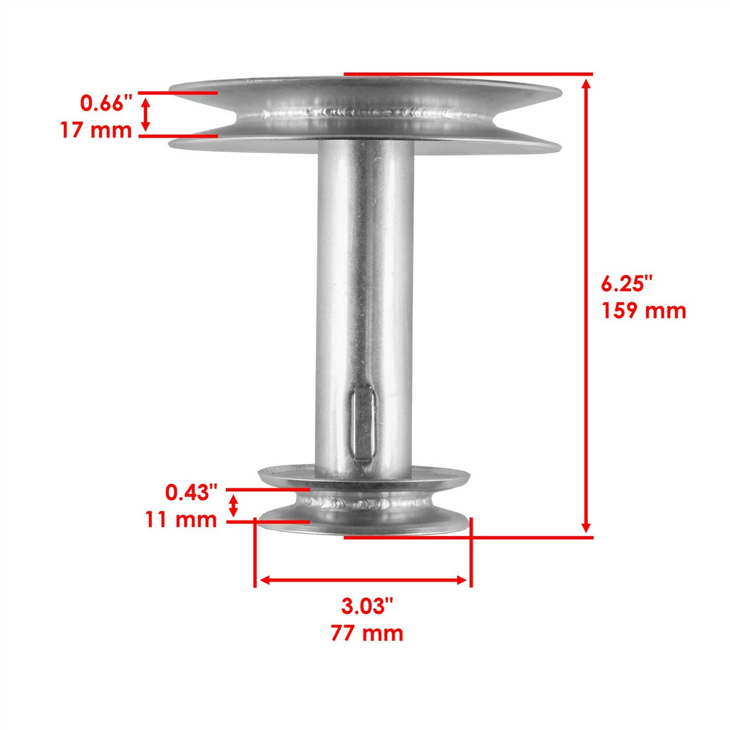 Drive Pulley Replacement for John Deere LTR180 Rear Discharge (1996–2000)