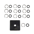 10 Piece Retainer Ring and O Ring Kit for Electric Pneumatic Wrenches