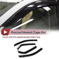 Window Deflectors Side Vent Visors 1 Set for Honda Fit Sedan (2007–2008)