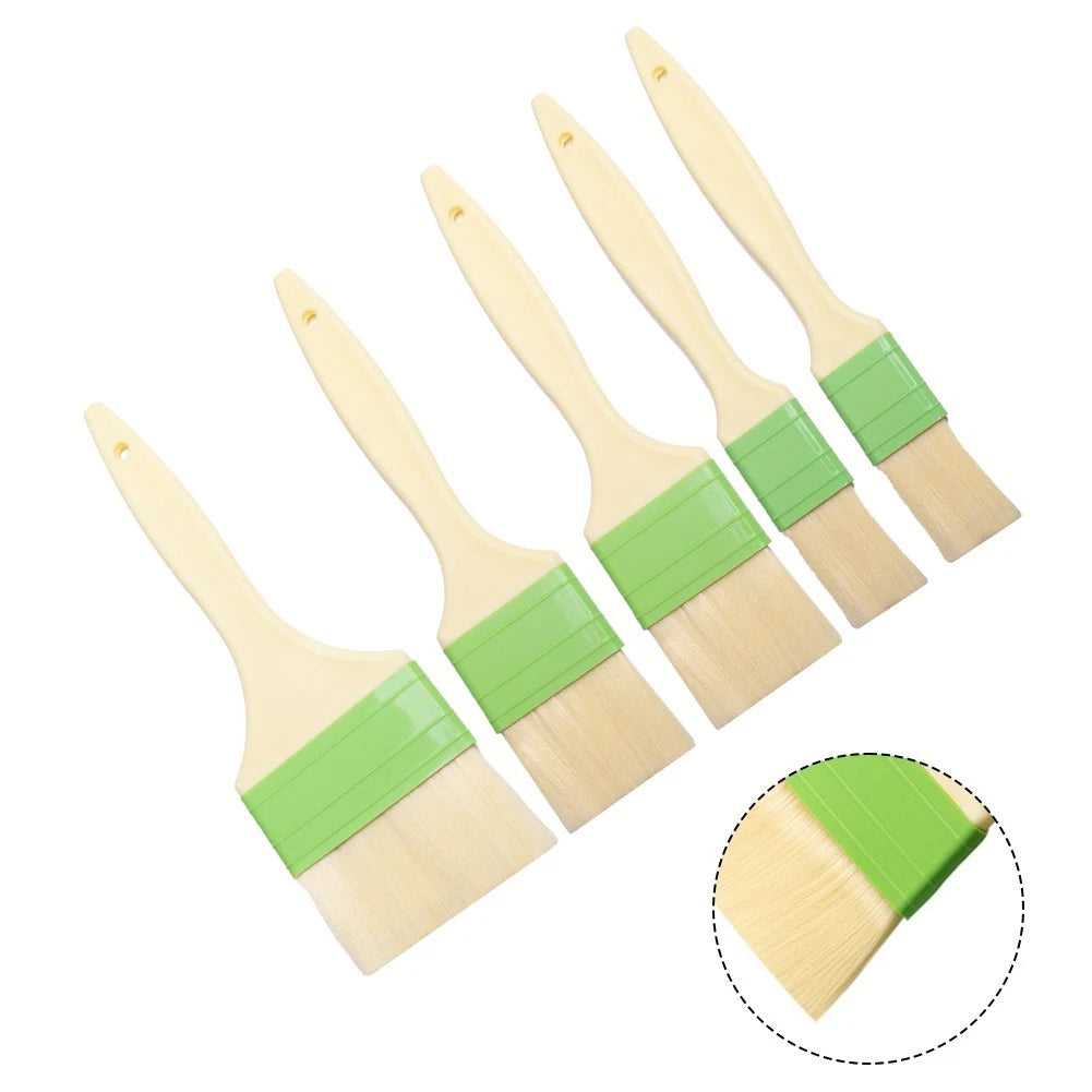 3 Piece Pastry Brush Set for Baking with Nylon Bristles