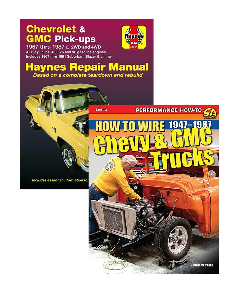 Wiring Guide Set for Chevy GMC Trucks Pickups (1947–1987)