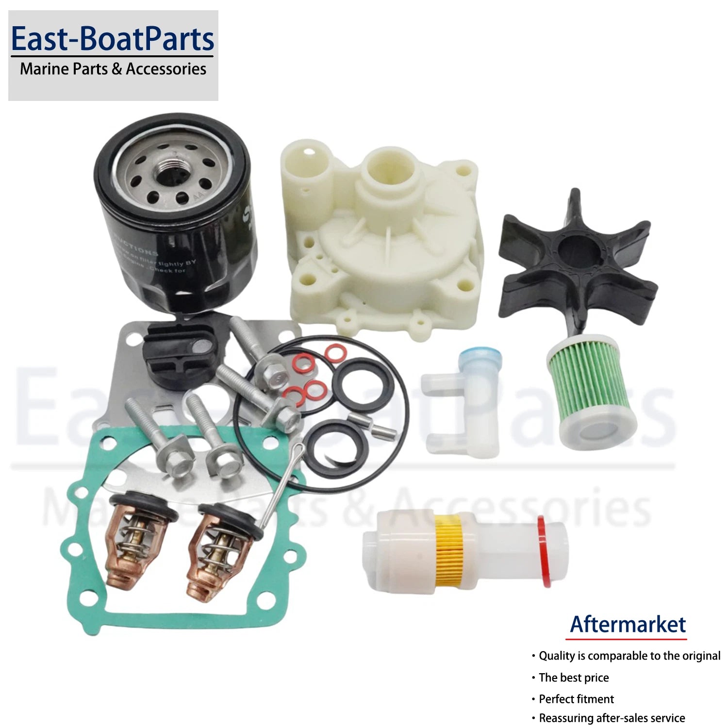 Service Parts Kit Water Pump Impeller for Yamaha F200A F225A (2000–2006) 61A-W0078-00