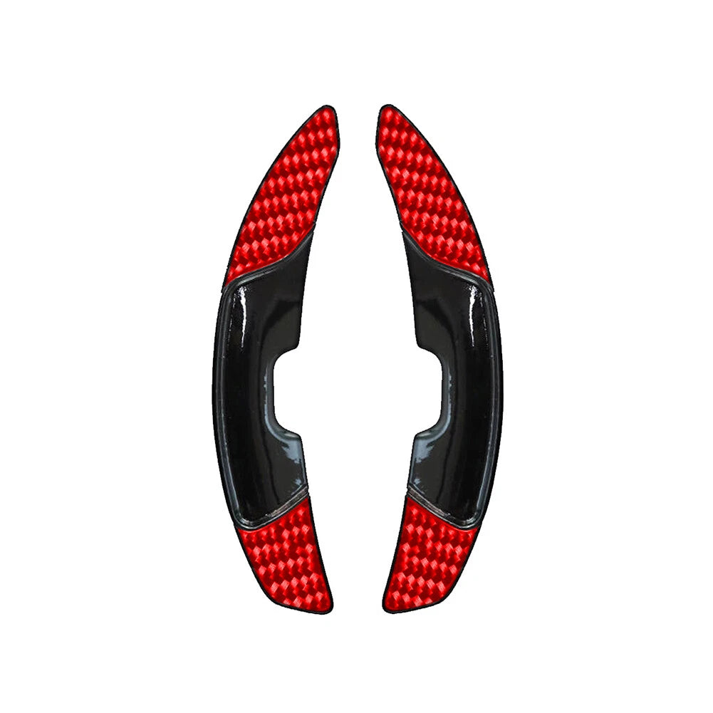 Steering Wheel Shift Paddle Extensions for Lexus RX NX UX LX ES LS RZ LM (2015–2023) - Red