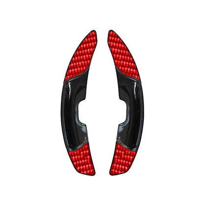 Steering Wheel Shift Paddle Extensions for Lexus RX NX UX LX ES LS RZ LM (2015–2023) - Red