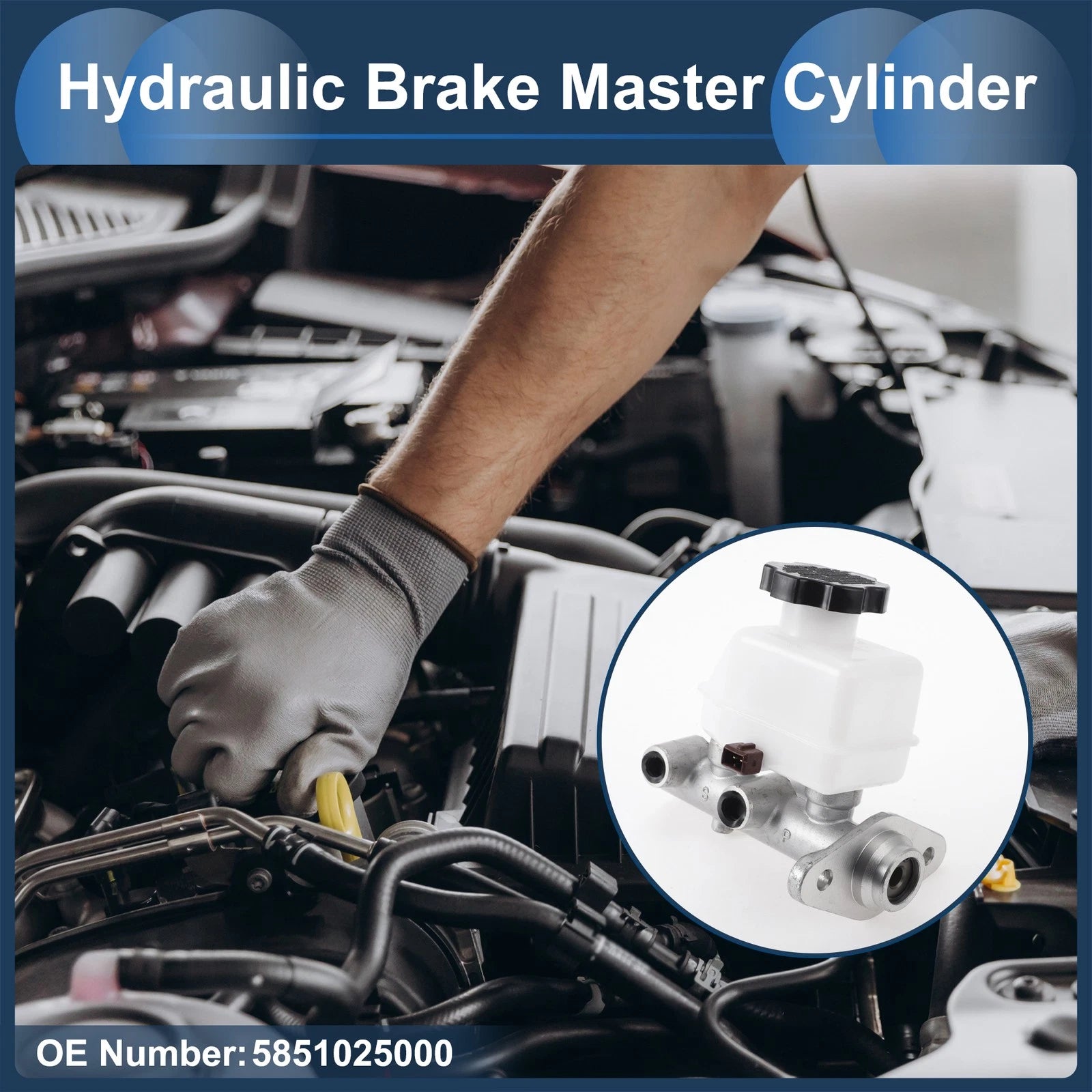 Brake Master Cylinder Replacement for Hyundai Accent (2000–2004)