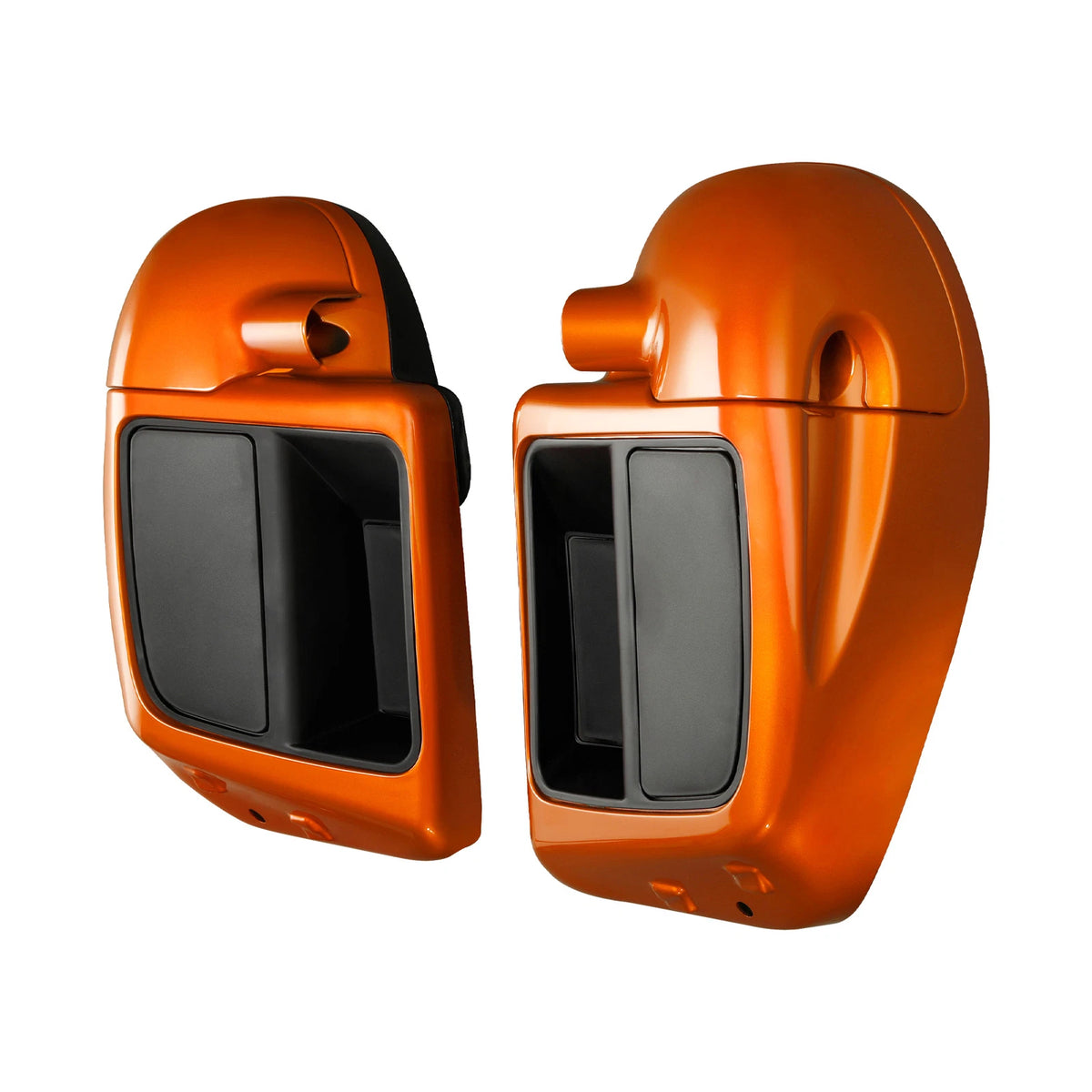 Lower Vented Leg Fairings for Harley Touring (2014–2024) Scorched Orange
