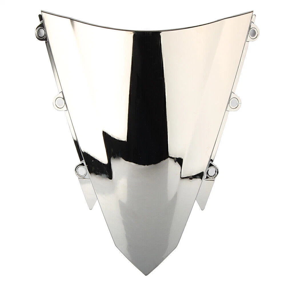 Silver Front Windshield Wind Screen Protector for Honda CBR500R (2016–2018)