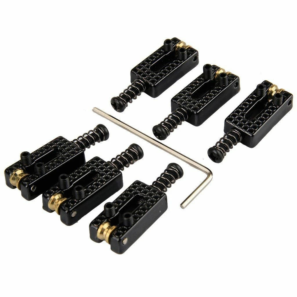 6Pcs Roller Bridge Tremolo Saddles for Fender Strat