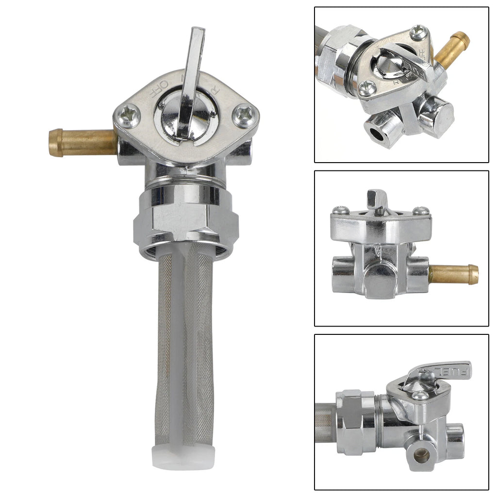 Fuel Cock Valve Petcock for Harley FLHS FLHTC FLST (1986–1990)