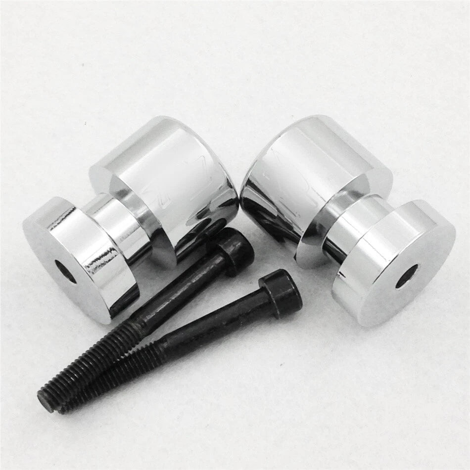 Chrome Swingarm Spools 6mm for Yamaha R1 YZF-R1/FZ-1 (1998–2015)