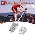 Bicycle Spokes Set 76mm Steel Galvanized 45 for 12G Wheels (All Years)
