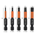 5PCS 1/4 Inch Hex Shank Screwdriver Bits for Power Drill