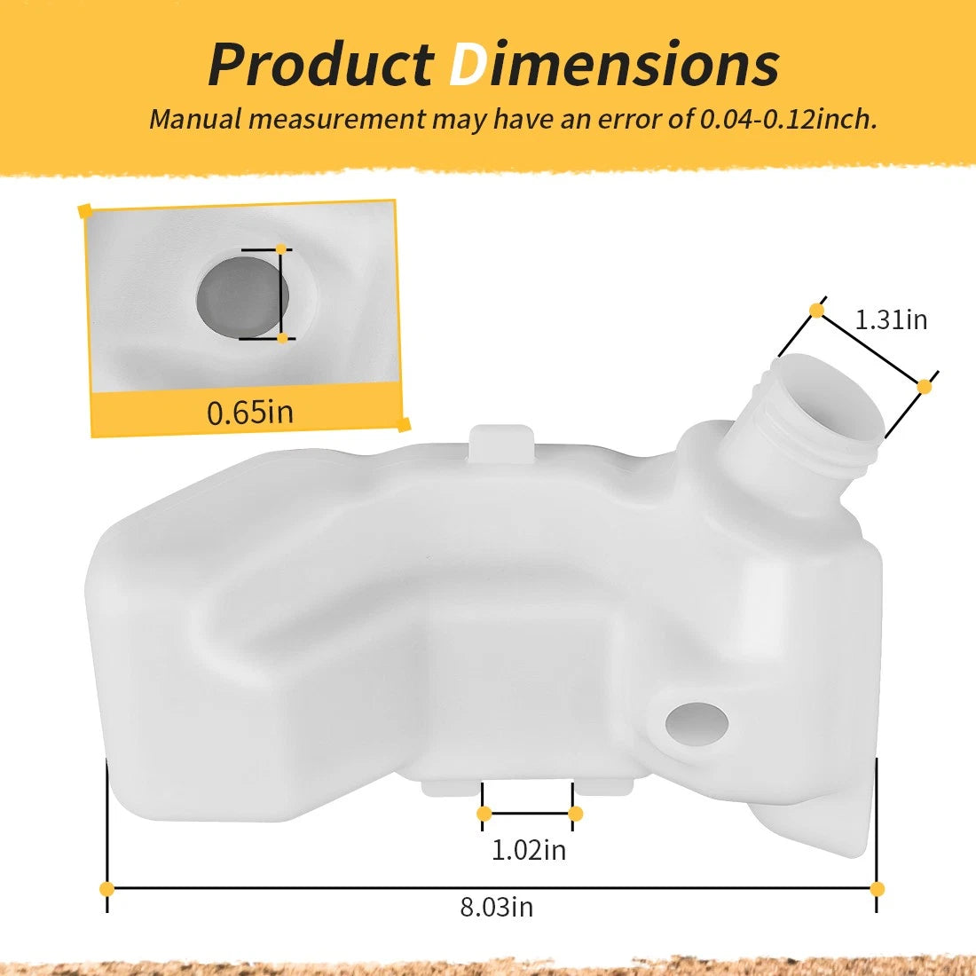 Fuel Tank for Honda GX22 GX31 FG100 (17511-ZM5-823)