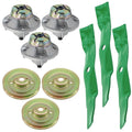 Deck Spindle Pulley and Blade for John Deere Z435 EZtrak Residential (48–54")