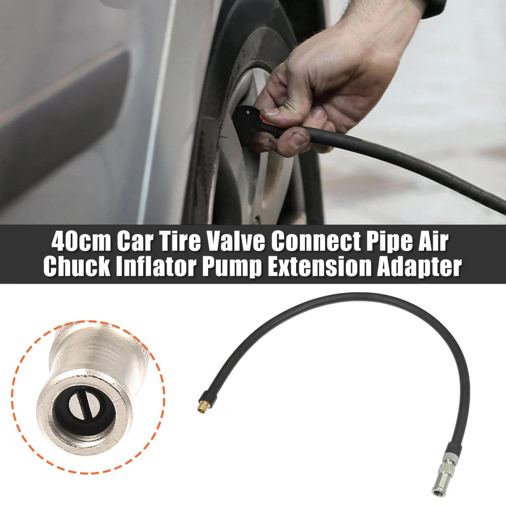 Flexible Copper Rubber Tire Valve Connect Pipe 40cm for Car Bike