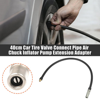 Flexible Copper Rubber Tire Valve Connect Pipe 40cm for Car Bike
