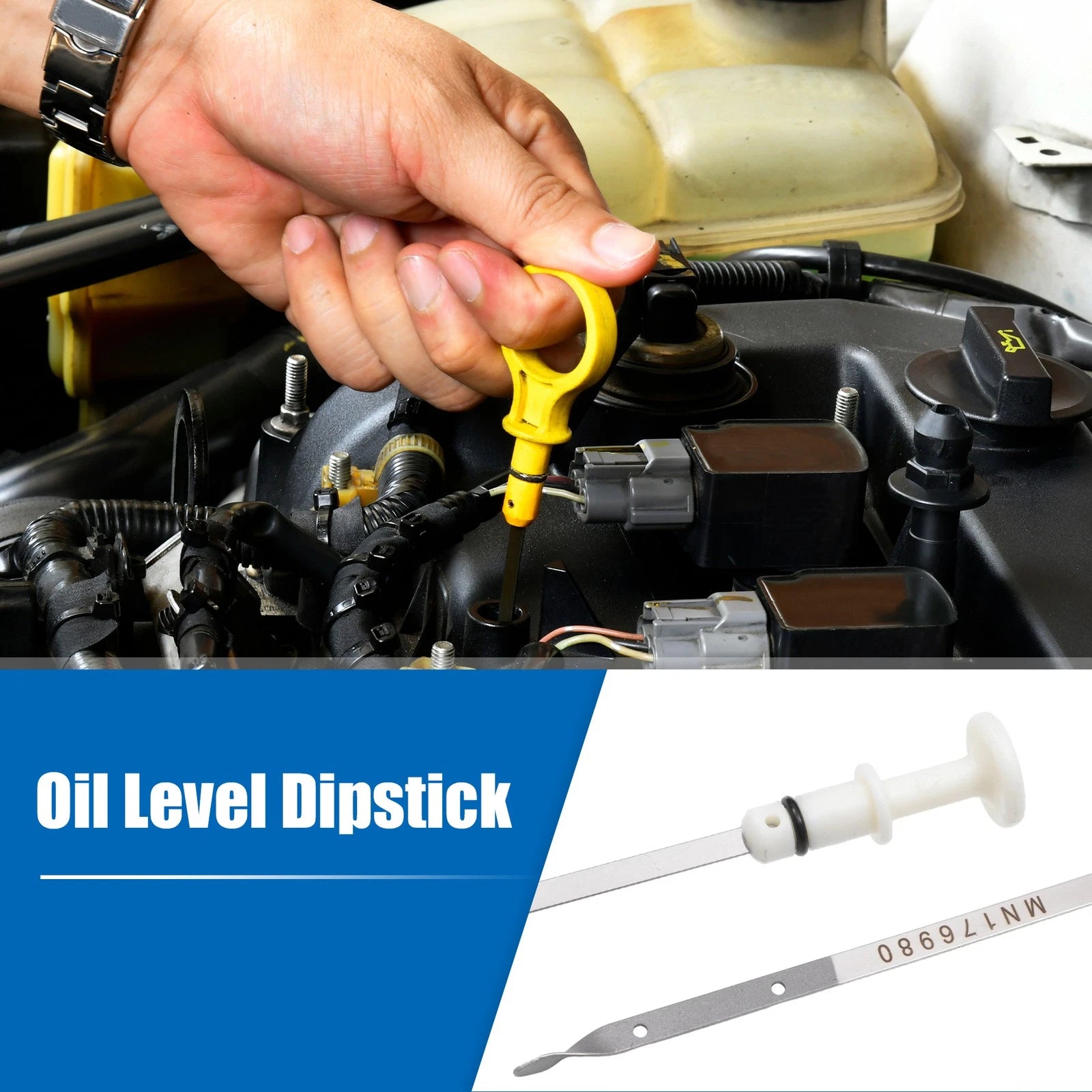 Engine Oil Level Indicator Dipstick Replacement for Mitsubishi Convertible Czc (2002–2006)