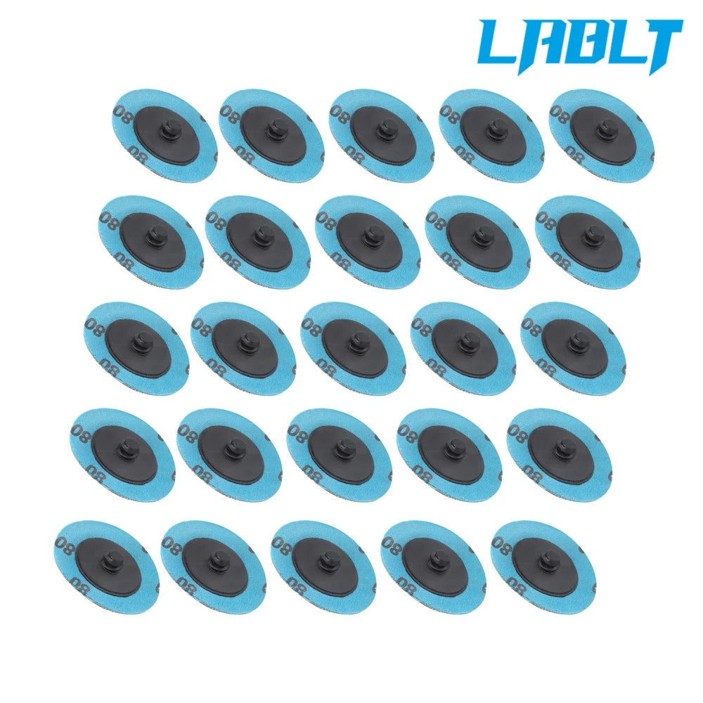 50Pc Twist Lock Quick Change Sanding Discs Set for (P80)