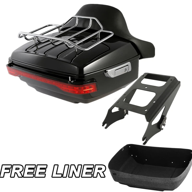 LED Backrest Light Rack for Harley Touring (2009–2013)