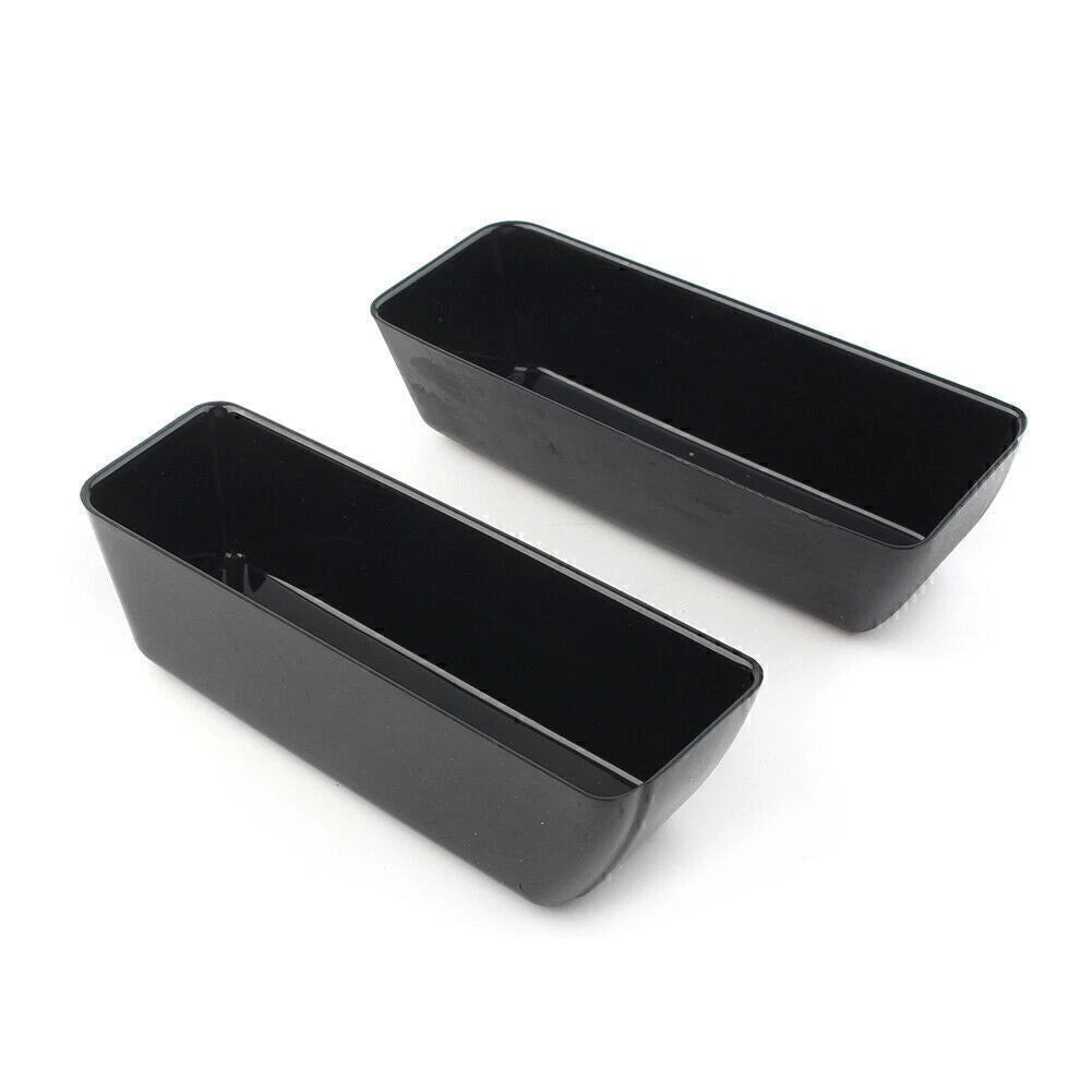 Front Door Handle Armrest Storage Box Tray Kit for Ford Edge (2015–2018)