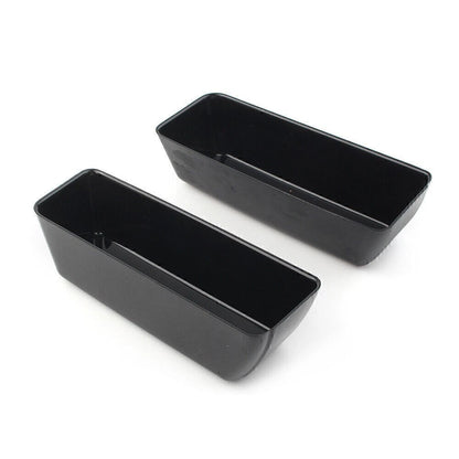Front Door Handle Armrest Storage Box Tray Kit for Ford Edge (2015–2018)
