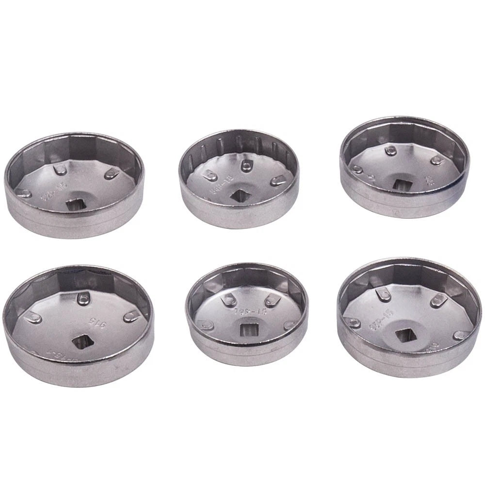 23PC Oil Filter Removal Cap Wrench Socket Tool Kit for