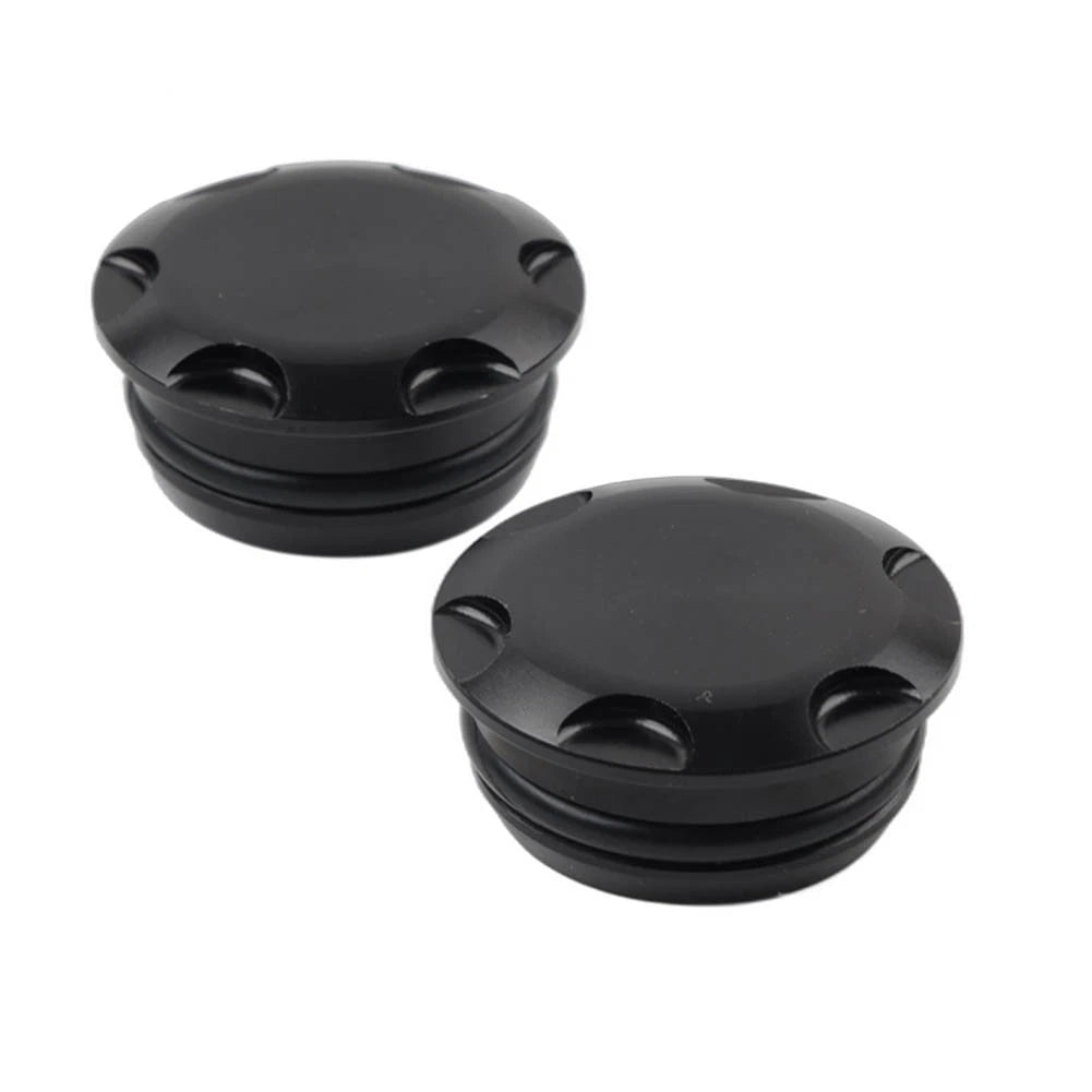 Motorcycle Frame Hole Cover Cap Plug Black For Kawasaki Ninja 400 250 Z400 Z250