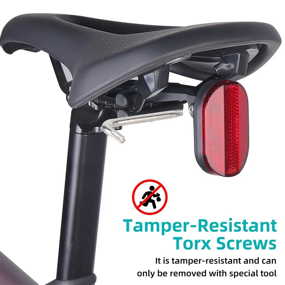 Adjustable Bike Tail Light Holder for AirTag - Enhanced Night Visibility