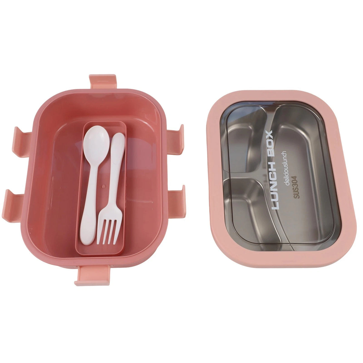3 Compartment Container for Light Meal Storage (Dishwasher Safe)