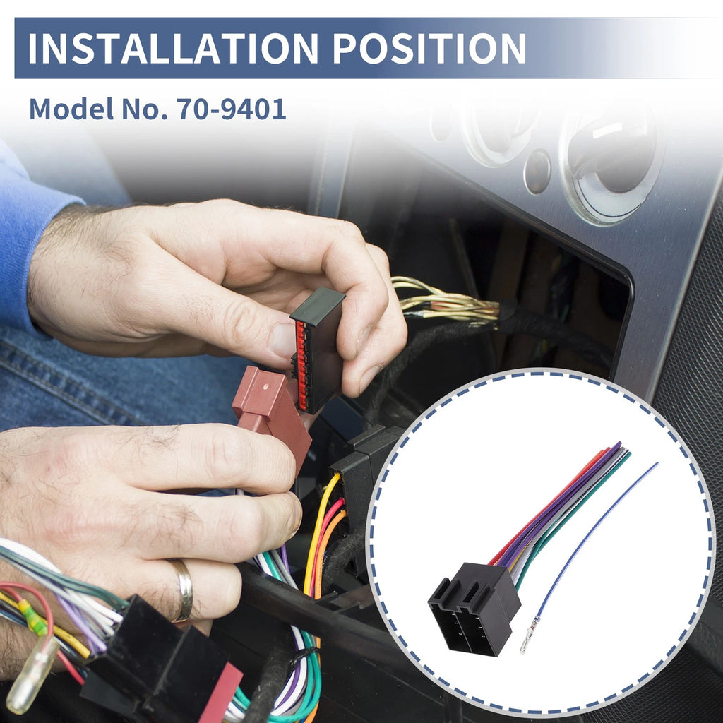 Car Stereo CD Player Wiring Harness Set for Chrysler Crossfire (2004–2007)
