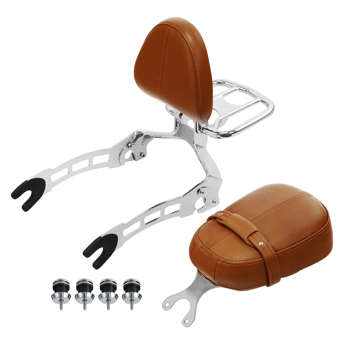 Sissy Bar Luggage Mount Kit & Seat for Indian Scout (2015–2024)