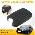 Center Console Lid Cover w/Base Black for Honda Accord (2008–2012)