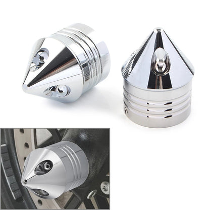 Chrome Front Axle Cap Nut Cover for Harley Electra Glide Sportster (FLHX)