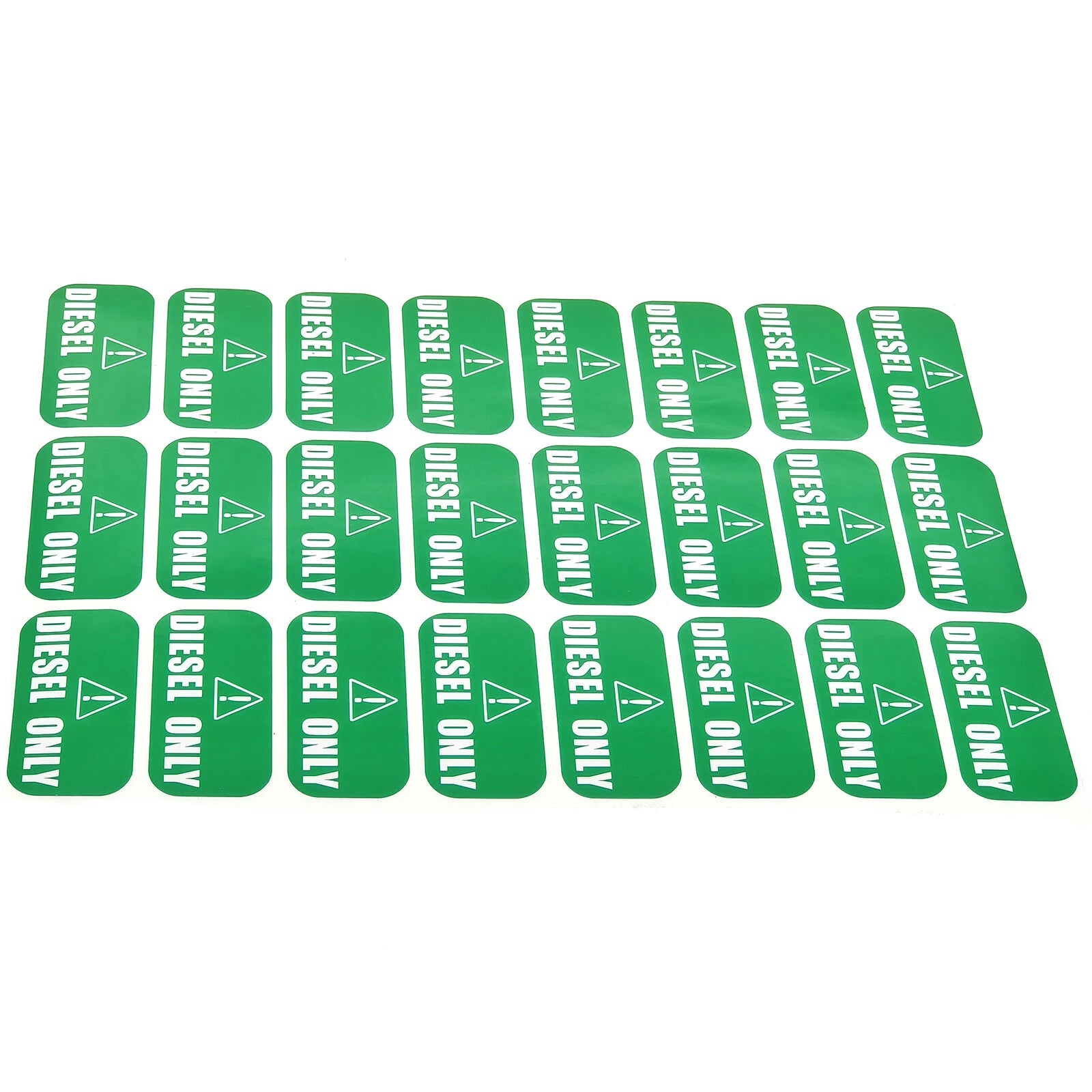 Diesel Only Vinyl Stickers for Truck (1" X 2")